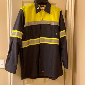 Red Kap , Large long sleeve, Type O, Class 1 ASNI, New no tags.